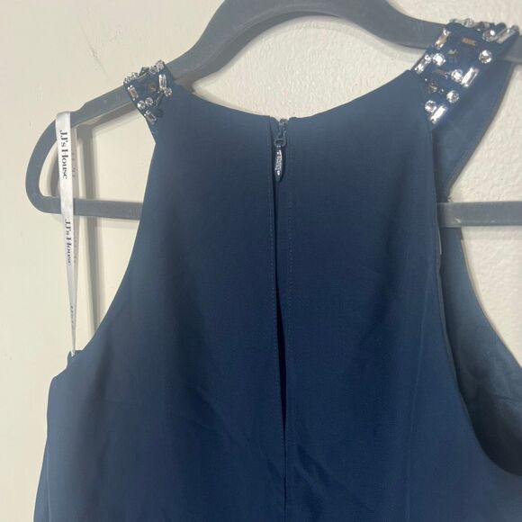 JJ's House Cocktail Dress Sz 10 Dark Navy Brand new! - Picture 8 of 12
